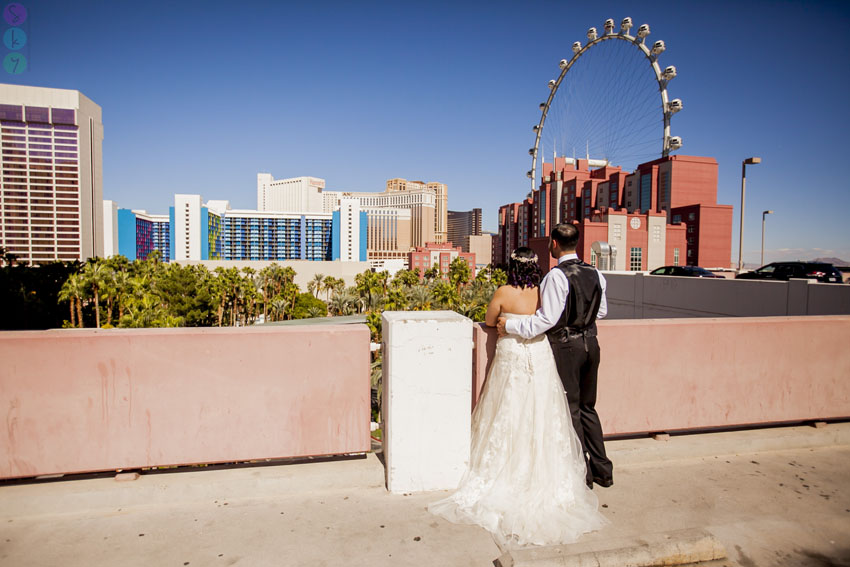 Las Vegas Strip Wedding Photos Tanya + Dave Atlanta