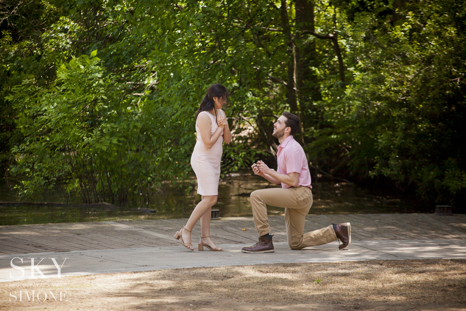 Canton Surprise Proposal Photographer Piedmont Park Sarah + Jack Atlanta Georgia