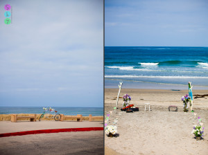 Beautiful San Diego Encinitas Beach Wedding Photographs