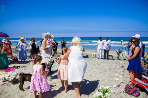 San Diego Wedding Photography Encinitas Beach Bride Indian Headress Boho Beach Wedding (13)