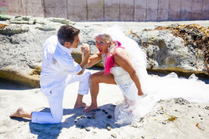 Trash the Dress Encinitas Beach San Diego by SKy Simone (3)