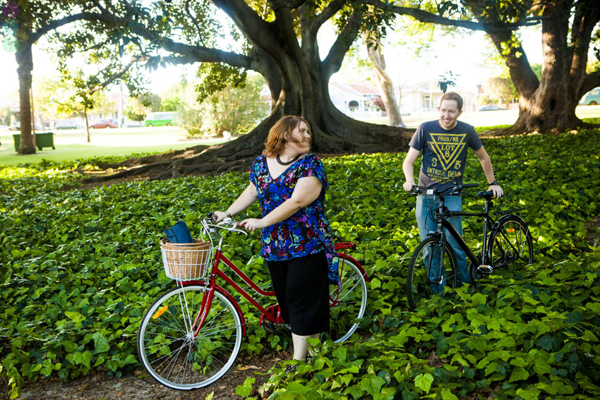 Perth Australia Engagement Shoot – Sonny + Vanessa + Their Bicycles