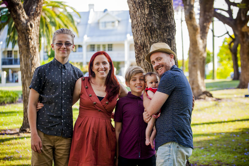 Family Photographs – Perth Australia – Kirsty + Jason + Kids – Fun Quirky Crazy Unique