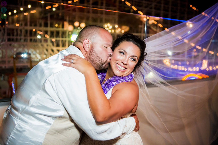 Belmont Park Coaster Terrace Wedding San Diego – Mission Beach Wedding Reception – Victoria + Sean