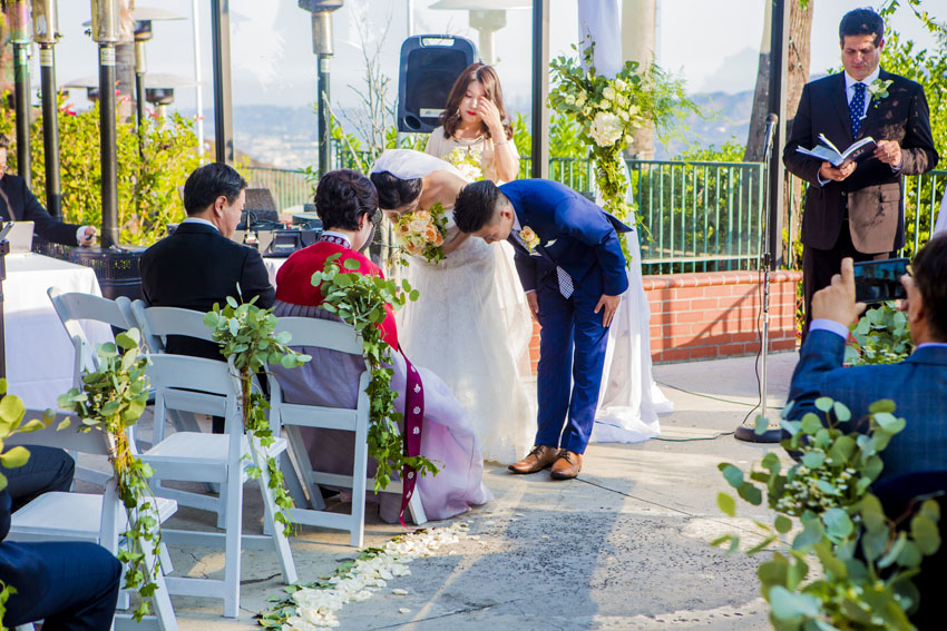 Castaway California Wedding Ceremony – Ahra + Andy