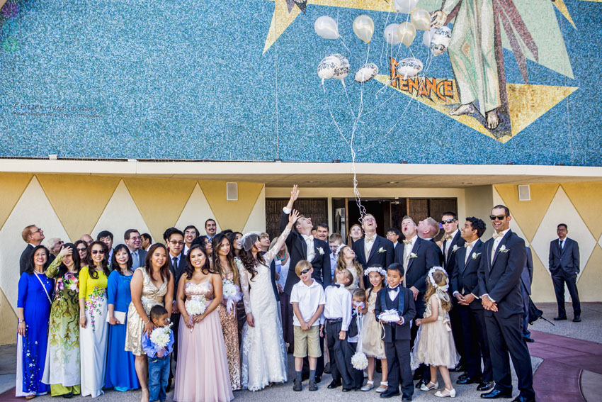 Guardian Angel Cathedral Las Vegas Wedding Ceremony - Vy ...