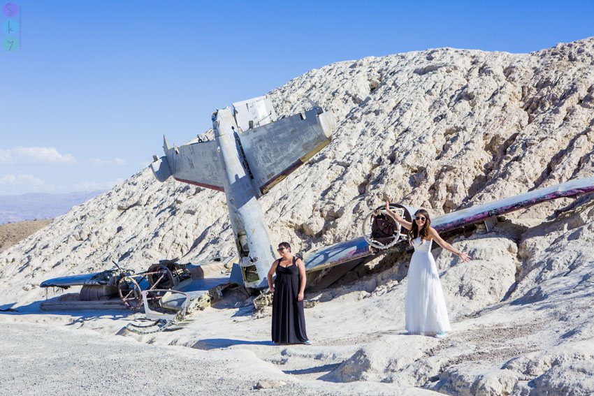Las Vegas Desert Wedding Photos Deserted Ghost Town – Brittney + Ashley