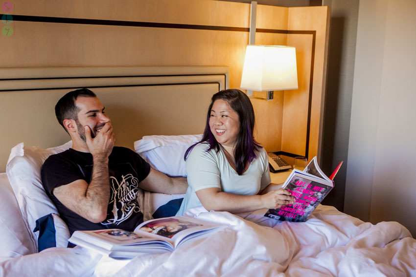 Las Vegas Engagement Shoot Cosmopolitan Hotel – Tanya + Dave