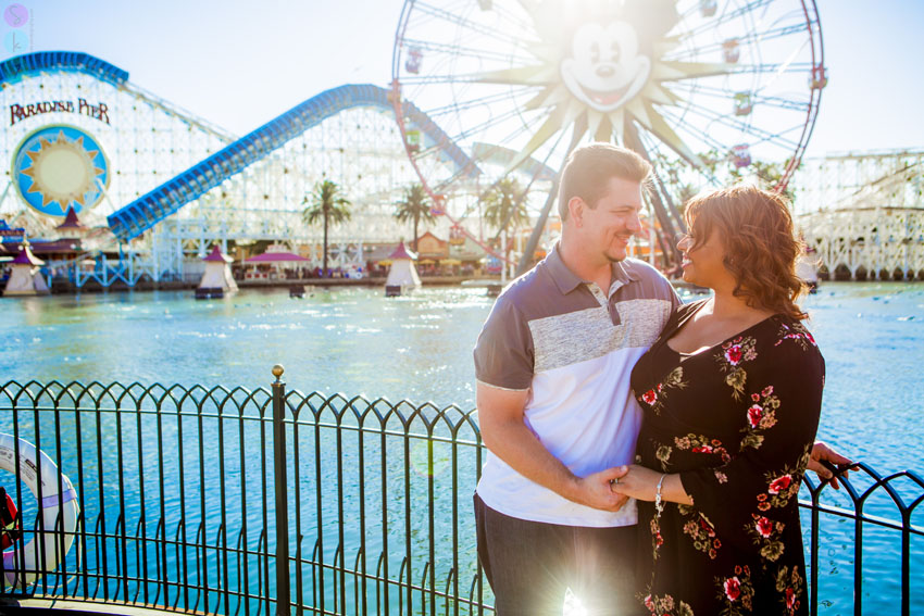 Disneyland Engagement Photoshoot California – Crystal + Jeremiah