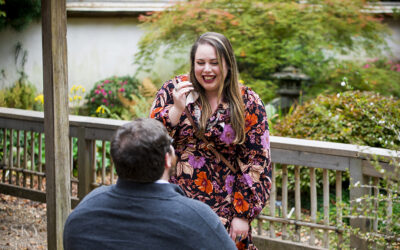 Atlanta Surprise Proposal at Atlanta Botanical Gardens Evan + Melyssa 