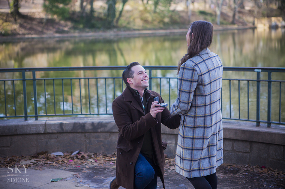 Atlanta Surprise Proposal | Phillip + Krista Piedmont Park