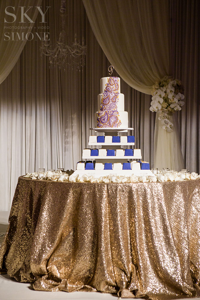 Atlanta Wedding Photographers Reception Cake