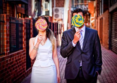 Atlanta Wedding Photographers Photo of Lollypop Bride