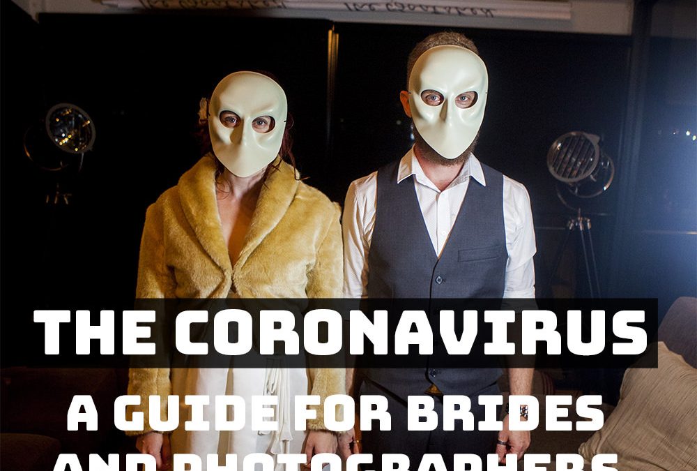 Bride and Groom Wear Masks CoronaVirus Wedding