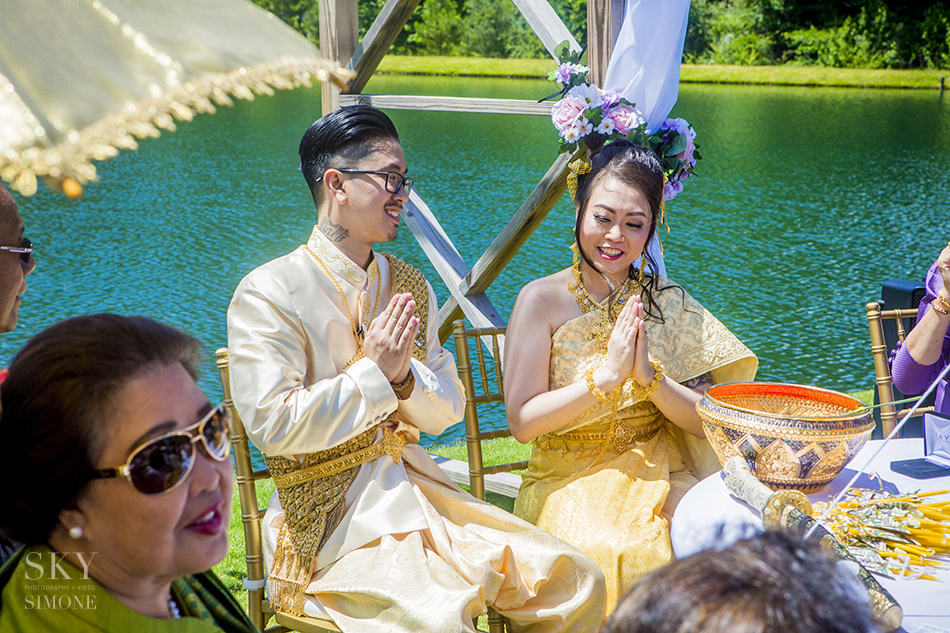 Laotian Wedding Ceremony Photographs | Christina + Victor